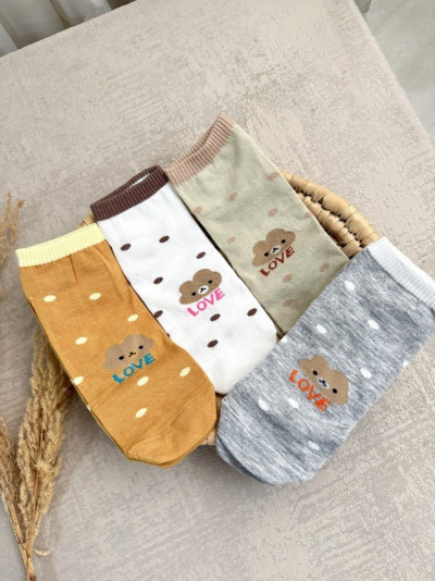 جوراب خرس LOVE